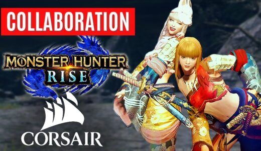 Monster Hunter Rise x CORSAIR COLLABORATION REVEAL GAMEPLAY TRAILER SUNBREAK モンスターハンターライズ x 海賊