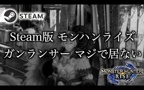 【MHRise検証】Steam版モンハンライズにガンランサーがマジで居ないってマジ？【れおじん】