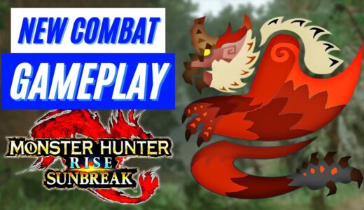 Monster Hunter Rise: Sunbreak NEW COMBAT GAMEPLAY TRAILER REVEAL MH RISE SUNBREAK モンスターハンターライズサンブレイク