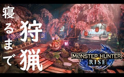 寝るまで狩猟　【モンスターハンターライズ】