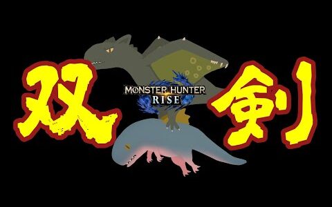 【モンスターハンターライズ】双剣-武器-装備-準備