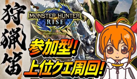 【MHRise参加OK】クエ回しながらサンブレイクについて皆で語る配信【モンハンライズ】