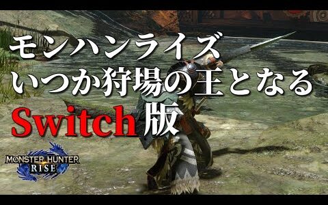 Switch版モンハンライズ​​  いつか狩場の王となる まずはHRと装備作っていくぅ！