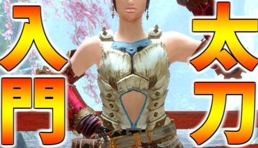 太刀初心者に全力でおすすめしたい装備がこちら！！【モンハンライズ】