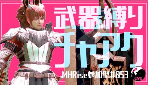 【モンハンライズ】視聴者参加型！ライブ配信053🐥全員チャージアックスで一狩り行こうぜ【MHRise】
