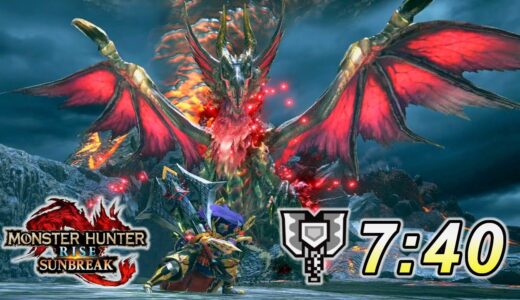 【サンブレイク体験版】メル・ゼナを超高出力チャージアックスで7分台討伐(解説付き)