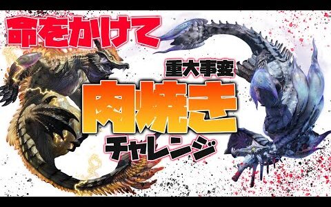 【MHRise 】肉焼きしてる時が一番生きていることを実感できるんだ・・・・　参加型モンハンライズライブ配信☆
