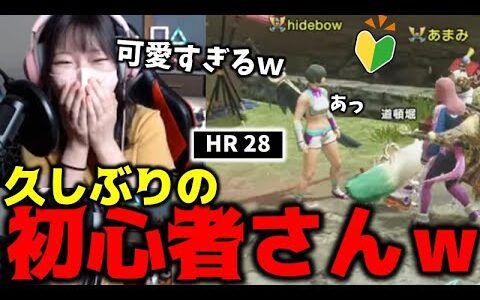 マルチ初めての初心者ハンターの行動が可愛すぎたｗｗｗ【MHRise】
