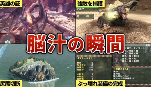 【モンハン】脳汁ドバドバ！?モンハンをやっててよかったと思う瞬間９選