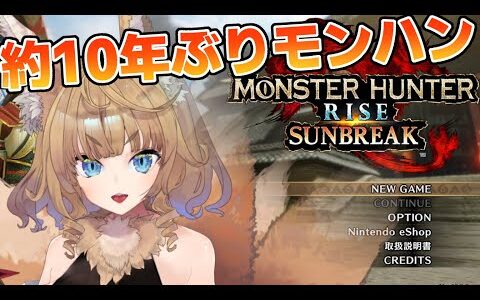 約10年ぶりモンハン！！！(枠取り直し)【モンスターハンターライズ サンブレイク】