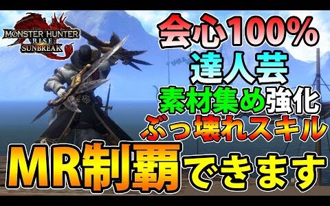 【サンブレイク】この双剣装備でマスターランク制覇出来ます！ド安定双剣装備【モンハンライズ】