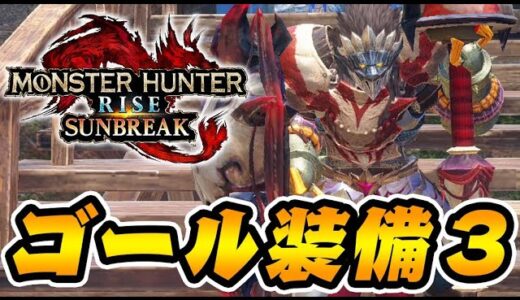 ガチで全モンスターを狩れる装備作った【モンハンサンブレイク】
