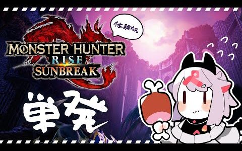 【モンスターハンターライズ：サンブレイク】単発！どれくらい下手なのか見せるねおじさん【体験版】