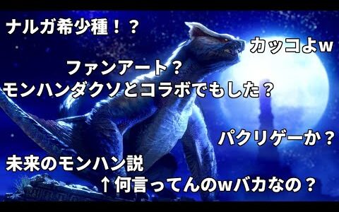 もし10年前の人たちが10年ぶりに復活したナルガ希少種を見たら。【MHSB/モンハンサンブレイク】