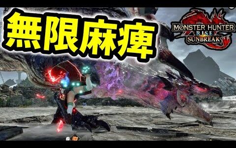自発可能な無限麻痺双剣がヤバ過ぎワロタｗｗｗ【MHRise:SB】【モンハンライズ：サンブレイク】