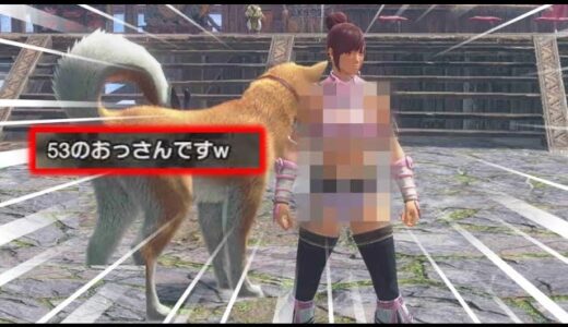 完全に趣味全開  重ね着のおっさんハンターがおもしろいｗｗｗ【サンブレイク】