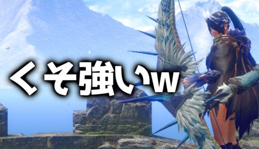 【弓が超簡単に】回避性能が巧撃と傀異錬成でクソ強くなったから第２弾アプデ前に作った方がいいぞ【サンブレイク 弓 装備】