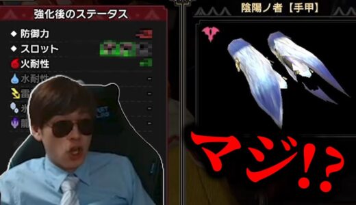 神引きする防具を間違えた男  【モンスターハンターサンブレイク】