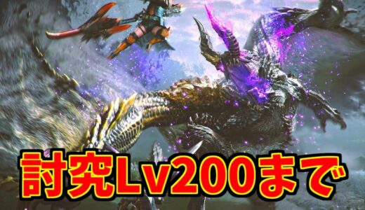 【サンブレイク】新装備ナスバゼで一気に討究Lv200目指す！琥珀・王集め！裏部屋立てOK【MHR:SB/モンスターハンターライズswitch / 大型アプデ】