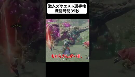 戦闘時間39秒【MHSB:モンスターハンターライズ：サンブレイク】