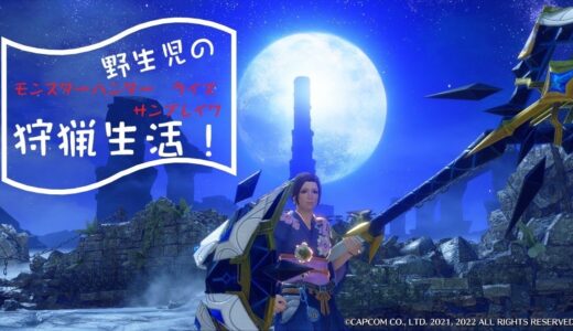 【MHR:SB】【SWITCH版】野生児の狩猟生活！20221209   (モンスターハンター　ライズ　サンブレイク)