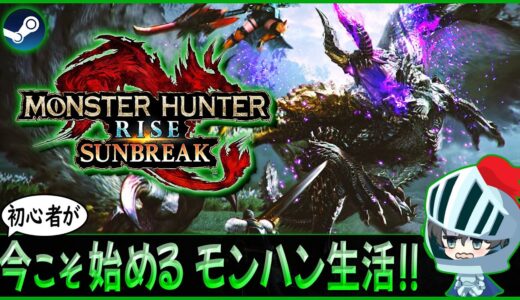 【#モンスターハンターライズ サンブレイク】今更始めるモンハン生活 略して今ハン【色々教えて】