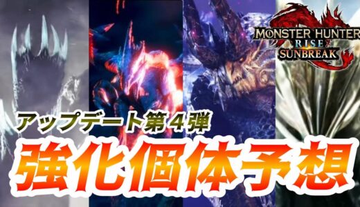 【サンブレイク】次回の『傀異克服モンスター』予想！『バルファルク』かそれとも『シャガルマガラ』か？！アプデ第4弾を予想しよう！【モンスターハンターライズ：サンブレイク】