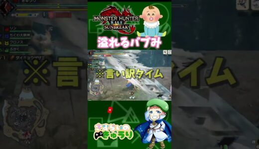 【MHライズ：サンブレイク】放流されていくバブたち〈配信切り抜き〉 #shorts
