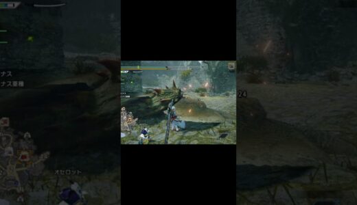 エスピナス全然起きません【モンスターハンターライズ MONSTER HUNTER RISE】 #shorts #モンスターハンターライズ #モンスターハンターライズサンブレイク