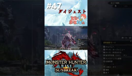 【Monster Hunter SunBreak】写真家ハンターの奮闘記　【モンハン】【モンスターハンターライズ】【サンブレイク】【となおとCh】#Shorts