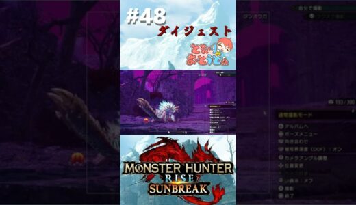 【Monster Hunter SunBreak】写真家ハンターの奮闘記　【モンハン】【モンスターハンターライズ】【サンブレイク】【となおとCh】#Shorts