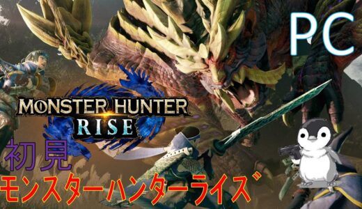 [PC][初見]ﾓﾝｽﾀｰﾊﾝﾀｰﾗｲｽﾞ(MONSTER HUNTER RISE)その１「はじまりを少しだけ」