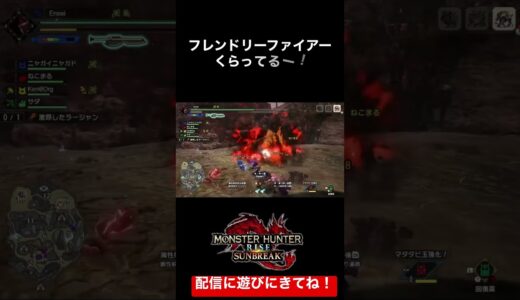 【モンスターハンターライズサンブレイク】主スラアク使い　太刀使いさんとカウンターシンクロ気持ちいい✨　傀異化激昂ラージャン　属性充填カウンター　【ナイスプレイ集】