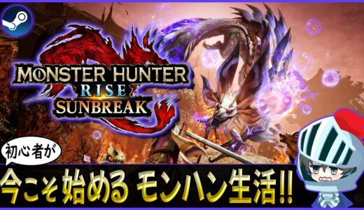 【#モンスターハンターライズ サンブレイク】今更始めるモンハン生活 略して今ハン【色々教えて】