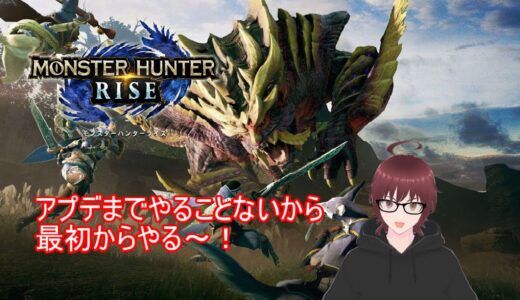 【モンハンライズ】アプデまでやることないからライズから！！2日目！【初見さん大歓迎】【Steam版】