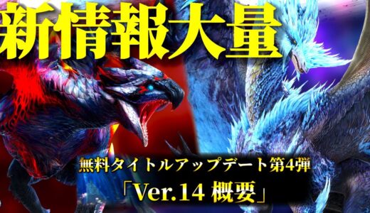 【最新情報】イヴェルカーナ追加や第4弾大型アプデ実装日など発表【スペシャルプログラム初見反応/モンハンライズ】