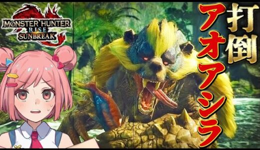 【モンハンライズ】『アオアシラ』に双剣でリベンジ！！ハグの狩猟をご覧あれ！🗡🌸【ゲーム実況】#めたしっぷ