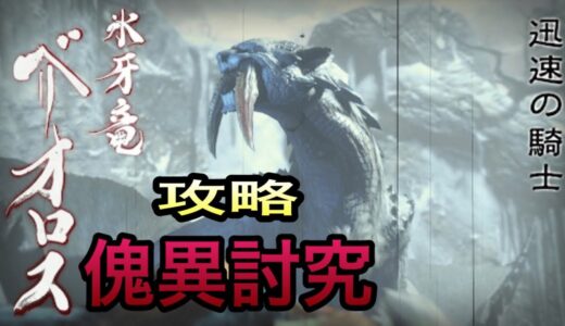 (サンブレイク)傀異討究ベリオロス攻略モンハンライズサンブレイク