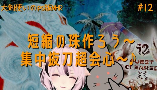 【モンハンライズ】初見プレイ#12 大剣豪への道～ps版モンスターハンターライズ