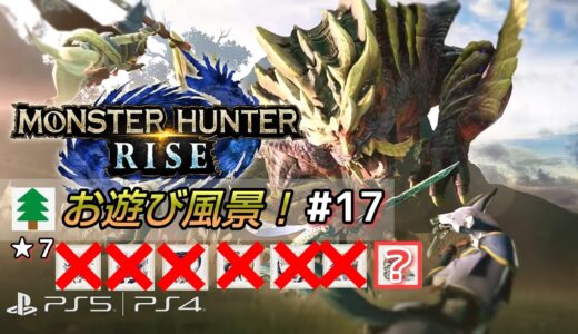 モンスターハンターライズ お遊び風景！ #17  2023.02.04【MONSTER HUNTER RISE】