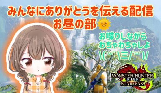 ありがとうその2なんですってよ　モンハンライズサンブレイク【Switch版】