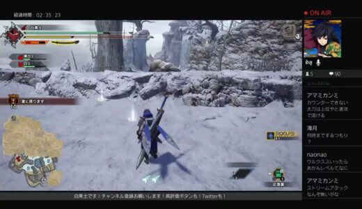 【PS4版 モンハン ライズ】#1 初見プレイのゲーム実況！ポンコツ白黒士が！？