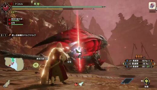 PS4版　モンスターハンターライズ　バルファルク　ライトでソロ