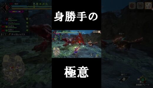 【モンハン】身勝手の極意#short #モンハン #mhrise #モンハンライズ #モンハンライズサンブレイク #mhrsb #サンブレイク #モンハンライズ太刀 #太刀 #威合 #ドラゴンボール