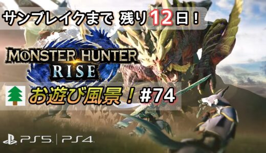 モンスターハンターライズ お遊び風景！#74  2023.04.16（クエまわし）【MONSTER HUNTER RISE】