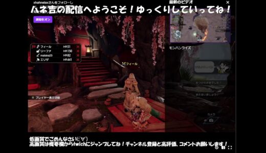 [モンハンライズ] 新米ハンターののんびり狩猟日記 [MHR]