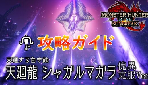 【MHR:SB】傀異克服シャガルマガラ攻略ガイド【モンハンライズ】【サンブレイク】【ライトボウガン】