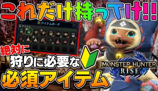 【モンハンライズ】超初心者向け！絶対知っておきたいアイテム知識【MHRise:モンスターハンターライズ】