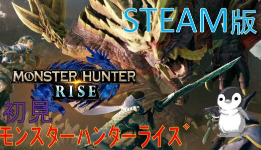 [STEAM][初見]ﾓﾝｽﾀｰﾊﾝﾀｰﾗｲｽﾞ(MONSTER HUNTER RISE)その１０「MR３から」