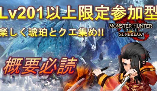 双剣Vの参加型討究クエスト参加型　 モンスターハンターライズ :サンブレイク　 MONSTER HUNTER RISE SUNBREAK　MHRISE